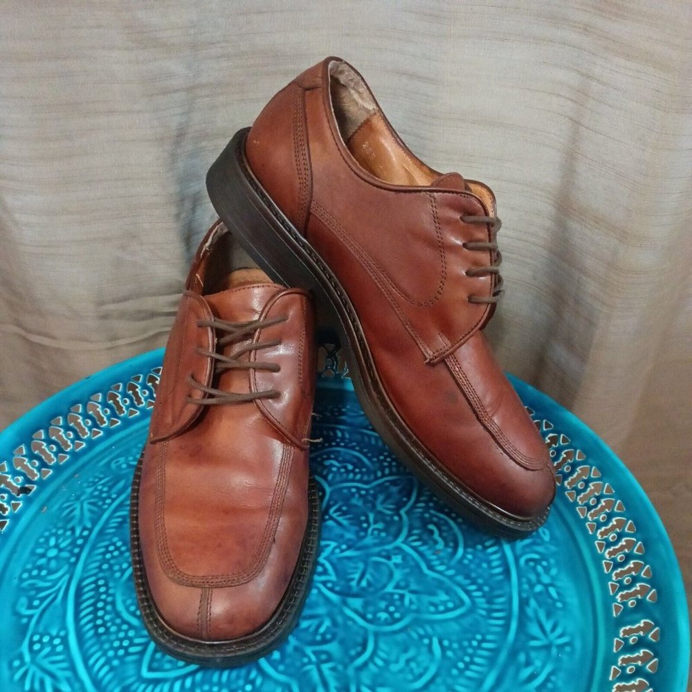Men's Westbury Classic Style At C&A Italy Oxford Brown Lace Up Dress Shoes Sz 43